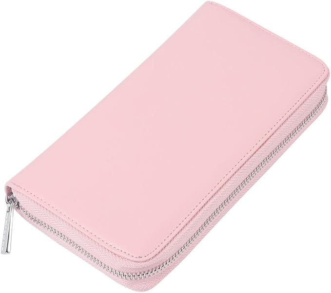 Women 36 Slots RFID Blocking Card Holder Large Long Leather Zipper Organizer Accordion Wallet