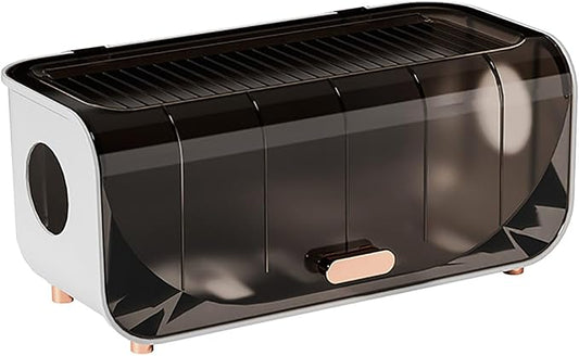 Cable Management Box, Cord Organizer Box Power Strip Box Router Storage Box Desk Cord Organizers Cord Hiding Box for Home (Coffee)