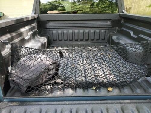 Trunk Organizer Cargo Net for Ford Ranger 2019–2025 – Envelope Style Cargo Net for Pickup – Premium Mesh Elastic Car Trunk Organizer Vehicle Carrier Storage – Compatible with Ranger