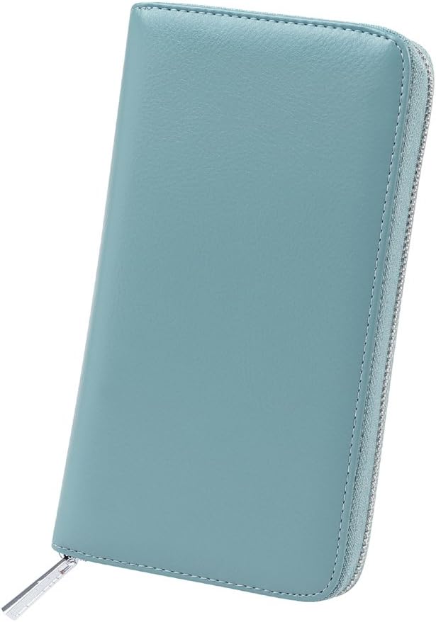 Women 36 Slots RFID Blocking Card Holder Large Long Leather Zipper Organizer Accordion Wallet