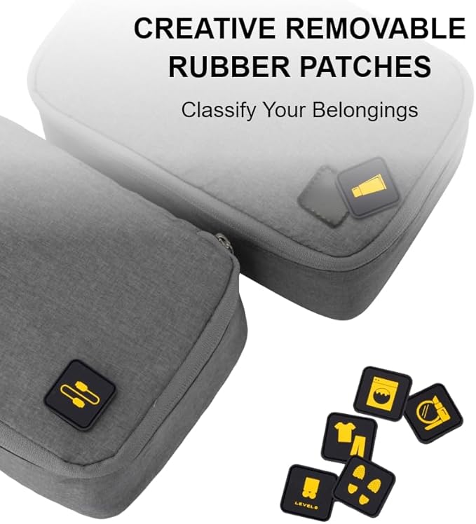 LEVEL8 4 Set Packing Cubes Travel Luggage Packing Organizers