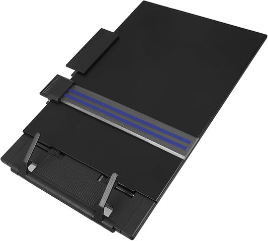 NUOBESTY Adjustable Reading Stand for Desk Metal Document Holder Clip for Typing and Studying Compatible Laptops and Books Office Supplies