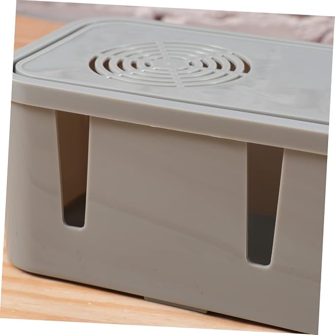 Plug Socket Safety Box Cable Management Organizer Cord Storage Box for Home Office 10.51X3.66X2.75 Inch