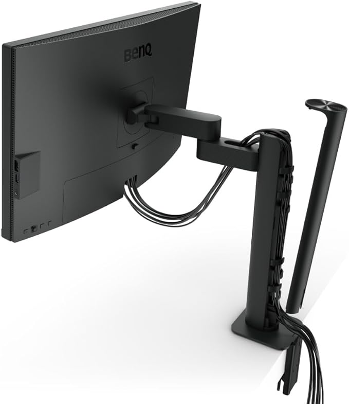 BenQ PD2706UA Ergo Arm Mac-Ready 27" 4K UHD, 95% P3, 99% Rec.709 & sRGB, IPS, Built-in Ergo Arm, ICCSync, Uniformity, Delta E??, Factory-Calibrated, AQCOLOR, Pantone, USB-Hub, USB-C (90W)