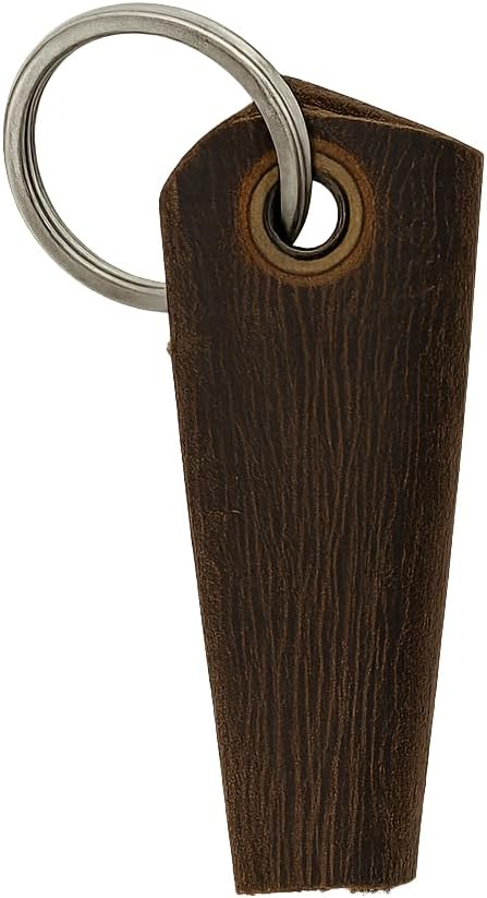 Full Grain Leather Key Wrap – Silent Keychain Organizer with Snap Closure, Key Ring Cover & Pocket-Friendly Sleeve – Handmade Key Holder for Men, Stylish & Durable EDC Accessory