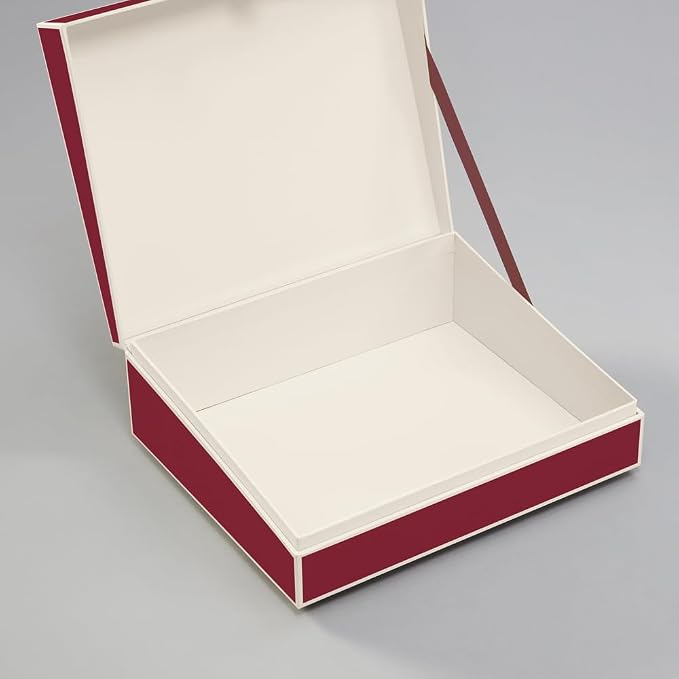 Semikolon - Document Storage Box for A4 Sized Documents, Burgundy
