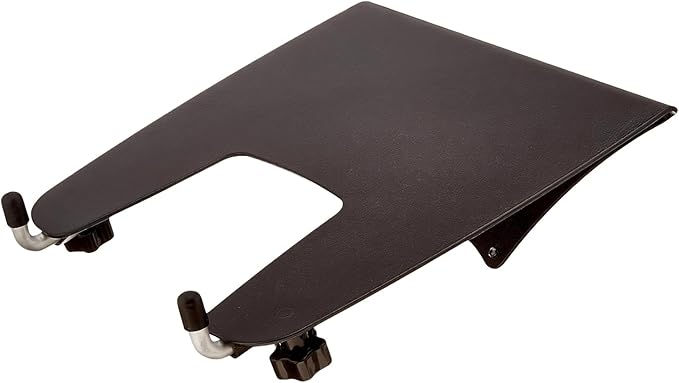 Laptop Stand Arm Mount Tray – Adjustable Ergonomic Desk Accessory, VESA-Compatible with Display Arms, Fits Laptops Up to 12lbs, Anti-Slip, Black