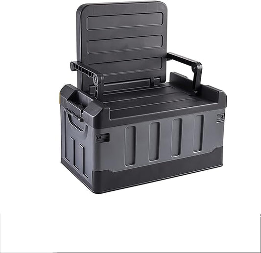 Plastic Foldable Trunk Organizer for Car Storage Waterproof Car Trunk Organizer with Lids Portable Collapsible Storage Bins Car Organizer and Storage SUV for Clothes Toy Books Snack and Grocery Storage Bin