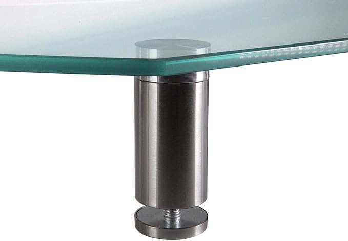 Monoprice 116356 Multimedia Riser Desktop Monitor Stand - Clear Glass, Large 30.8 x 11 Inches - Workstream Collection, 30.8" x 11.0"
