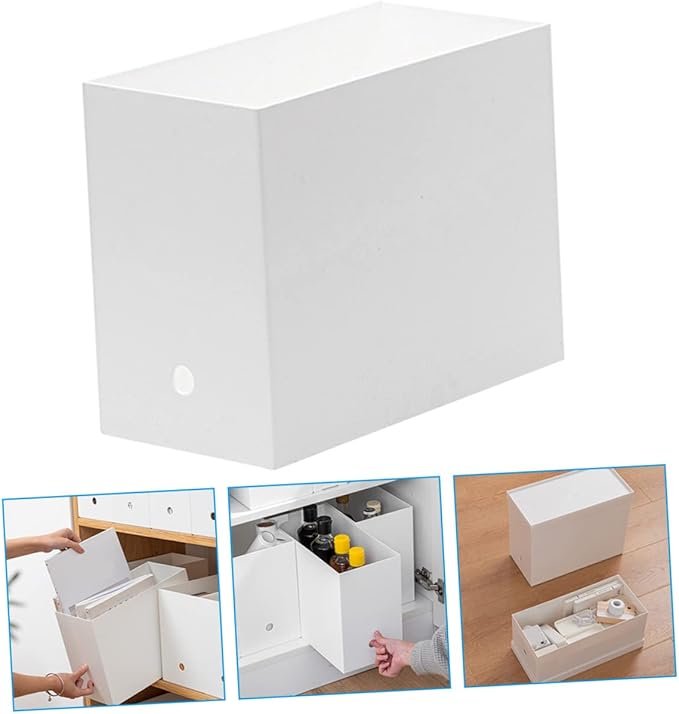 Simple Organizer Box Sturdy Desktop Storage for Sundries Capacity Convenient Desk Organizer for Home and Office Use Modern Design Lightweight and Reliable