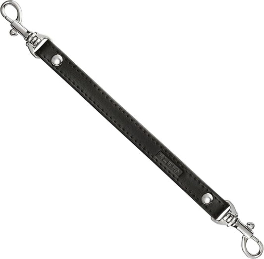 Alban Leather 2-Clip Strap for Wallet, Clutch, Wristlet Purse, Keys, Keychain for Women and Men