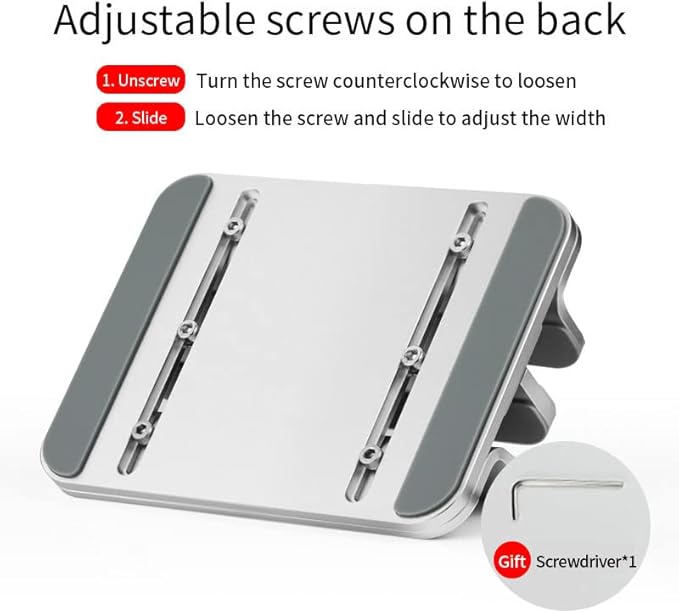 Aluminum Alloy Double Slot Storage Port Vertical Laptop Stand，laptop stand for desk，adjustable laptop stand，Applicable to all MacBook models
