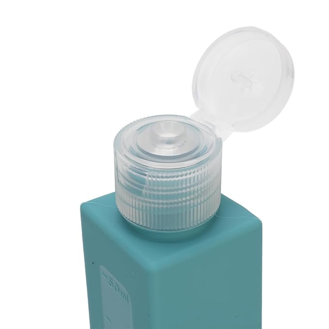 4 in 1 Portable Travel Bottles Set, Leak Proof Silicone Wide Mouth Containers, Brown Series - Durable Silicone Material, Leakproof Design, Ideal for Outdoor Travel (Creamy White Series)
