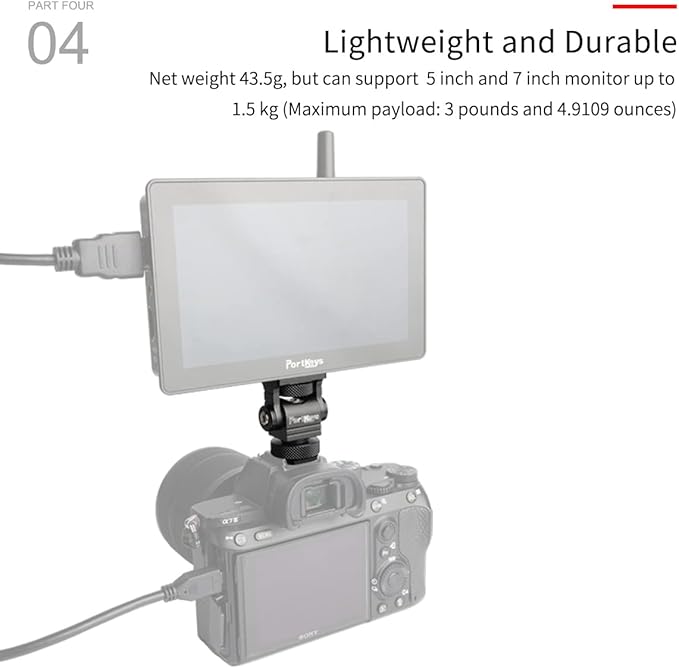 Portkeys Monitor Holder Mount with Locating Pins