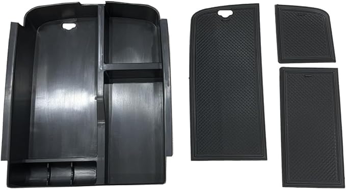 Vesul Compatible with Kia Telluride 2026-2020 Center Console Armrest Storage Tray Box ABS Insert Organizer Glove Console Separation Glove Pallet Phone Holder Full Cover