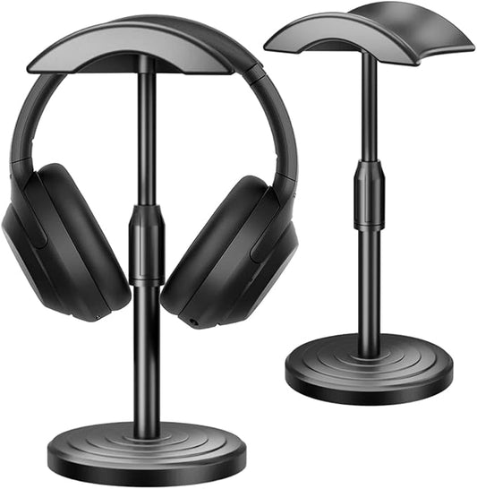 Headphone for Desk Hanger Holder Organizer Keeper Racks Storage Mount Gaming Headset Stand Premium Functional Craftmanship Headset Stand (Black)