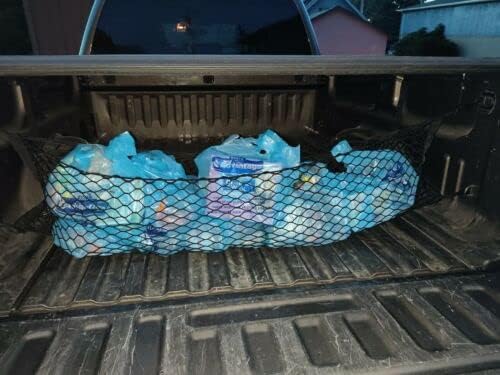 Trunk Organizer Cargo Net for Dodge Ram 1500 2500 3500 2008-2018 – Envelope Style Cargo Net for Pickup - Premium Mesh Car Trunk Organizer – Compatible with Dodge Ram 1500 2500 3500