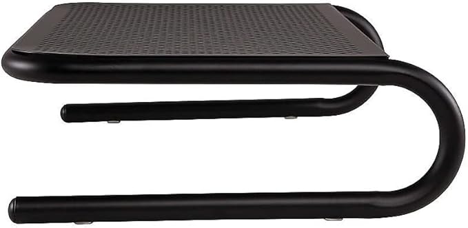Staples Standard Steel Monitor Stand ??Desktop Riser for Monitors, Laptops & Office Workstations, Black