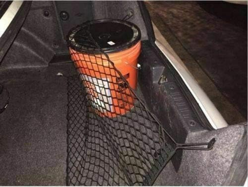 Trunk Organizer Cargo Net for Acura TL 1999–2008 – (2in1) Envelope/Floor Style Cargo Net for Sedan–Premium Mesh Elastic Car Trunk Organizer Vehicle Carrier Storage – Compatible with Acura TL