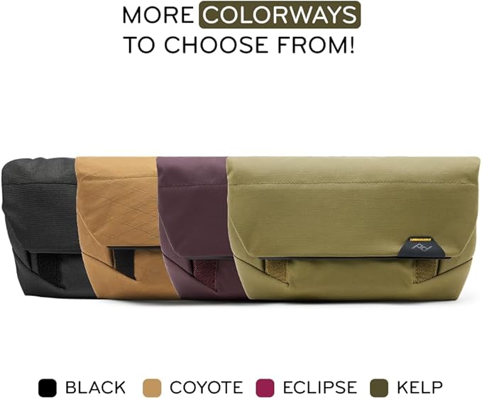 Peak Design Field Pouch V2, Kelp, 2-in-1 Organizer and Sling Bag, Adjustable Shoulder Strap and Integrated Belt Loops, Weatherproof Nylon Canvas, Organizer Pouch or Carry Bag for Men and Women
