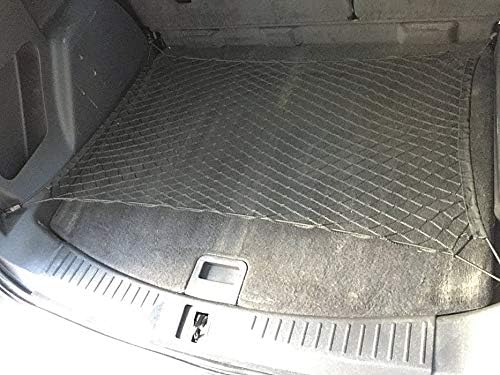Floor Style Automotive Elastic Trunk Mesh Cargo Net for Ford Escape 2013-2019 - Premium Trunk Organizer and Storage - Luggage Net for SUV - Best Car Organizer for Ford Escape