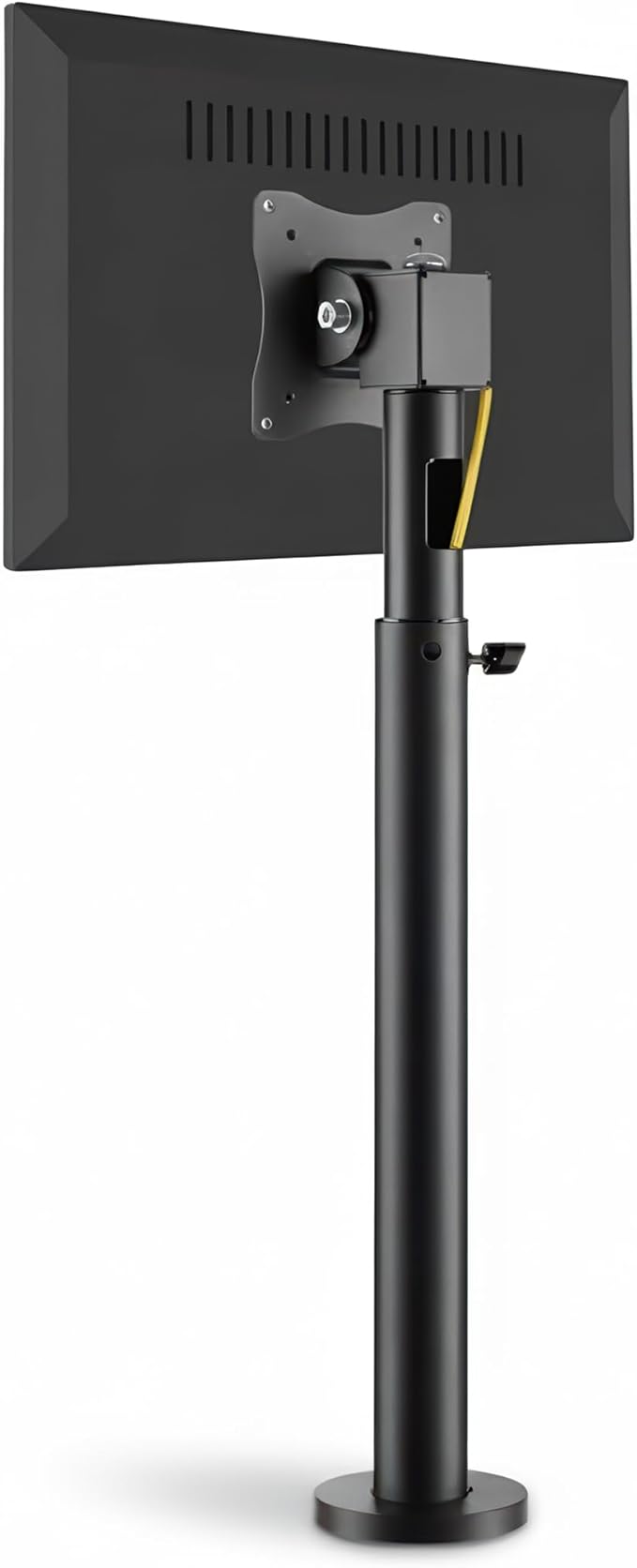 Mount-It! POS Monitor Mount for Retail Checkout & Reception Counters - Extra Tall Height Adjustable Pole with Secure Bolt-Down Base, VESA 75x75 & 100x100 Compatible - Fits 13??2??Monitors, 33 lbs