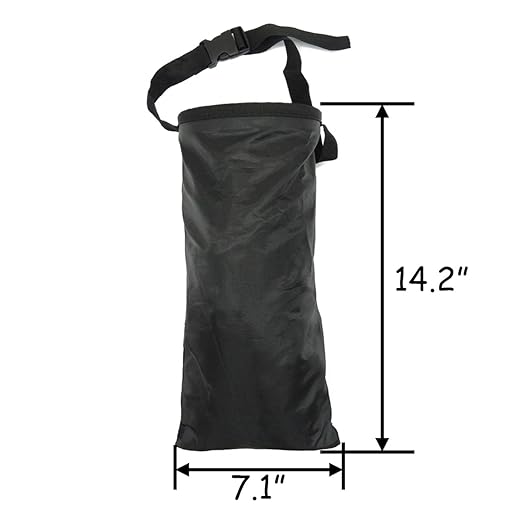 TIHOOD 3PCS trash bags, hanging Detachable garbage bag for Back Seat for Outdoor Traveling Home Use Car Storage Bags