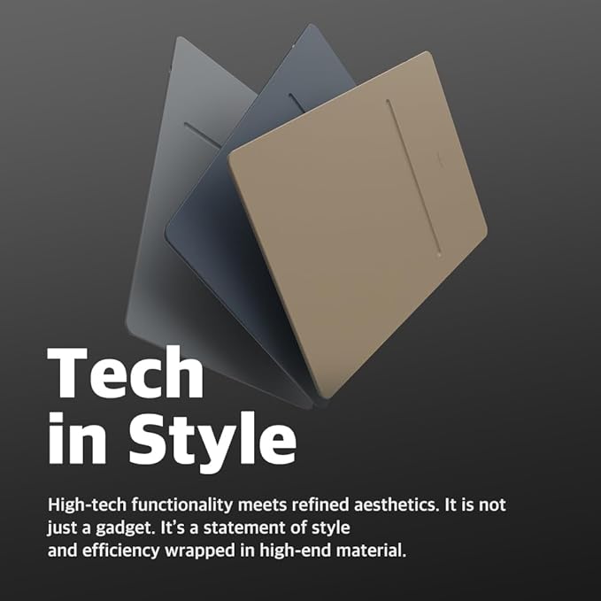 POUT H3 PRO Wireless Charging Mouse Pad ??Qi-Enabled Fast Charger with Anti-Slip Base & Smooth Surface for Phones and Earbuds ??Sleek Desk Accessory for Home & Office (Latte Cream)