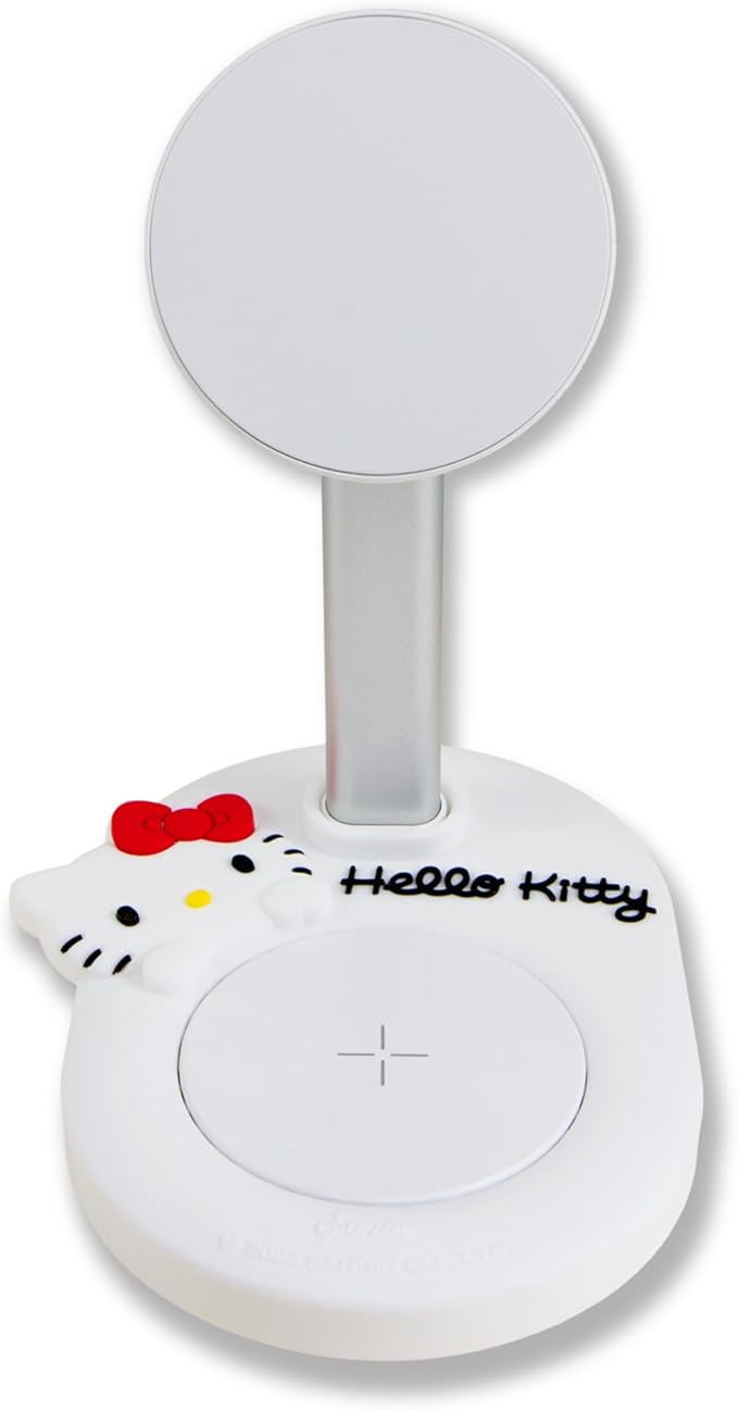Sonix x Sanrio MagSafe Compatible 2-in-1 Charger Stand, Magnetic Wireless Charging Station for iPhone 17/16/15/14/13/12, AirPods Pro w/USB-C Cable | Hello Kitty