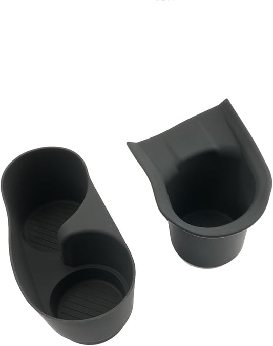 SXCY for 2025 2026 Mini Cooper Cup Holder Insert [F65 F66 Gas Version Only] for 2025 2026 Mini Cooper Accessories TPE Cup Holder Limiter 2025 2026 Cooper Console Drink Holder Adapter Non-Slip Stopper