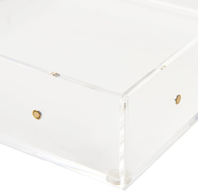 russell+hazel Large Acrylic Drawer Bloc, 6” x 6”, Desktop Organization, Clear, 1 Count, 98144