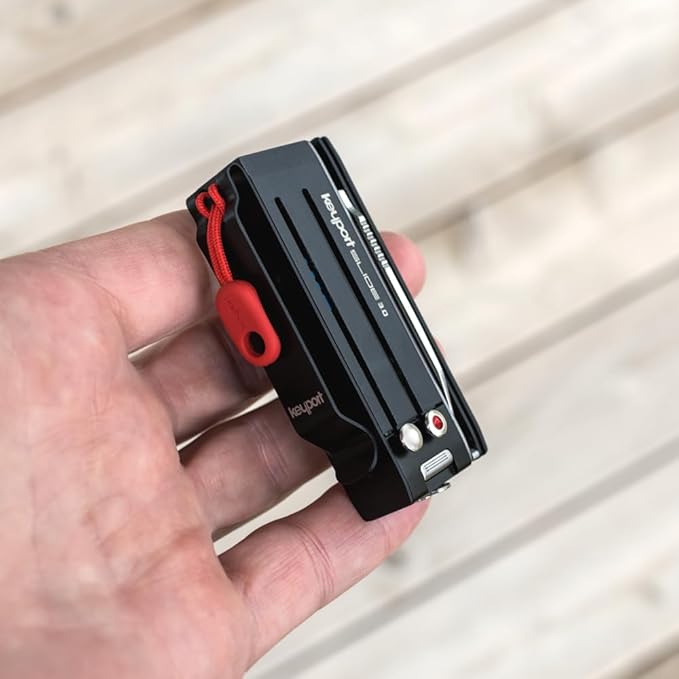 Keyport KO (Key Organizer) Pocket Clip - Detachable Deep Carry Pocket Clip Exclusively for Modular Keyport Pivot & Slide Key Holders - NOT Compatible with Anywhere Tools or Individual Modules (Black)