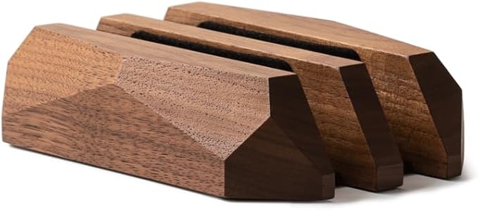 Oakywood Dual Laptop Dock, Vertical Laptop Stand Wood, Laptop Stand for Desk, Desk Organizer, Vertical Laptop Holder, Compatible with All MacBook Pro Air iPad, for 2 Device ??7,1x4,5x1,6?? Walnut