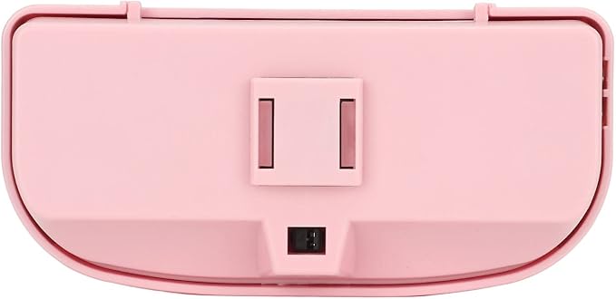 plplaaoo Car Glasses Holder Case Multifunctional Durable ABS Material Sun Visor Sunglasses Storage Organizer Box With Magnetic Clip For Drivers And Car Owners 17x8cm 6.7x3.1in (Pink)