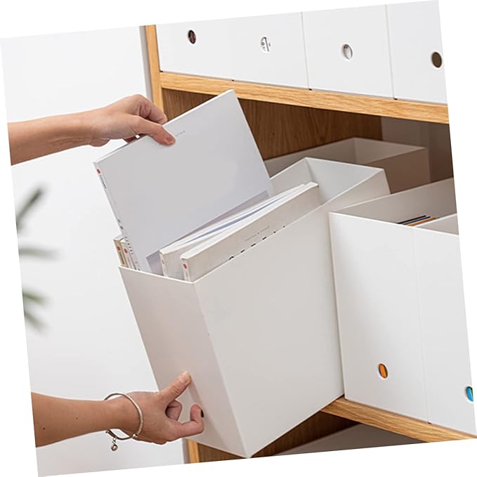 Simple Organizer Box Sturdy Desktop Storage for Sundries Capacity Convenient Desk Organizer for Home and Office Use Modern Design Lightweight and Reliable