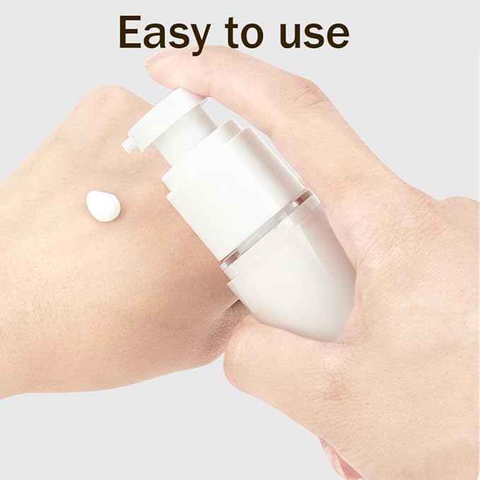 4 Pack Airless Pump Bottles, 1 oz Leakproof Travel Bottles with Pump for Toiletries, Small Empty Containers with Lids for Lotion Creams Serum Skin Care Shampoo Cosmetic Moisturizer Dispenser, Clear