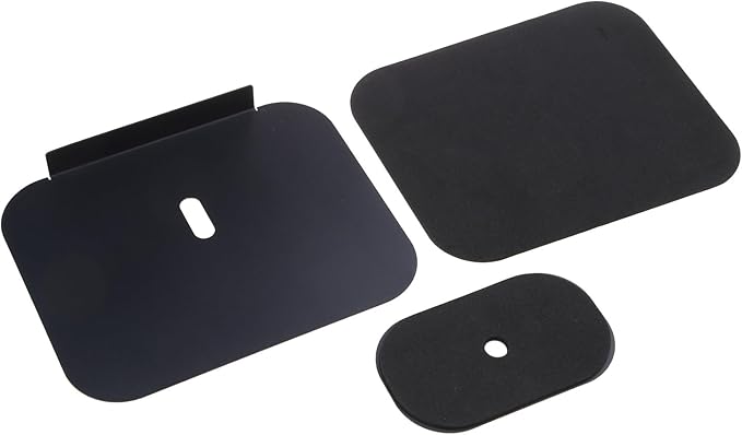Monitor Mount Reinforcement Plate for Fragile Tabletops Steel Bracket Plate Fits Most Monitor Stand C-Clamp Installation