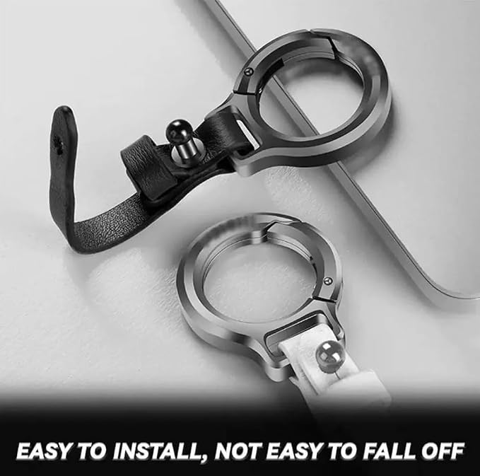 Stylish Waist Clip Keychain, Anti-Loss Car Key Ring Pendant, Men's Personalized Gift Accessory