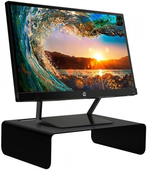 Oeveo Rise Monitor Stand - 15W x 4.25H x 11D | Quality Metal Monitor Stand Riser, Made in USA | MS-441