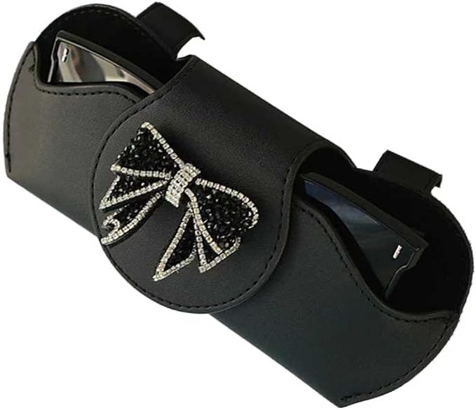 Sunglass Holder for Car Visor, Scratch-resistant Sunglasses Storage Holder, Sun Visor Storage Box Accessory