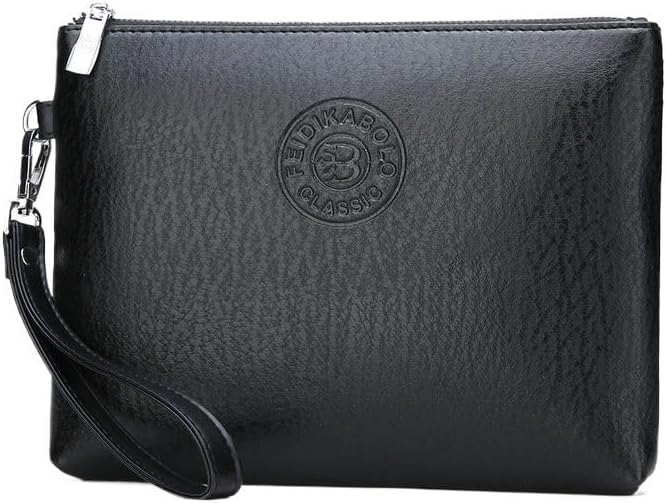 Mens Clutch Bag Man Purse Handbag 9.5-11 inches Large Hand Bag Big Clutch Wallet