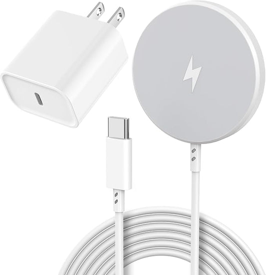 [Apple MFi Certified]Magnetic Wireless Charger Apple Mag Safe Charger,15W 6FT Fast Wireless Charging Pad for AppleiPhone 16 Pro Max/16 Pro/16 Plus/15 Pro Max/14/13/12/AirPods3/2/Pro/Pro2,Charging Pad