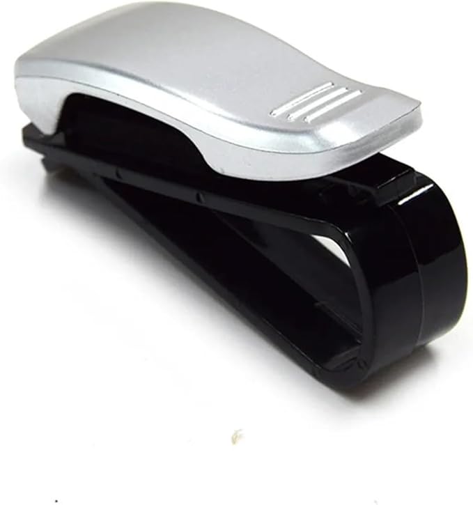 Car Glasses Case Car Sun Visor Glasses Box Sunglasses Clip Card Ticket Holder Stand Fastener Pen Case Glasses(D)