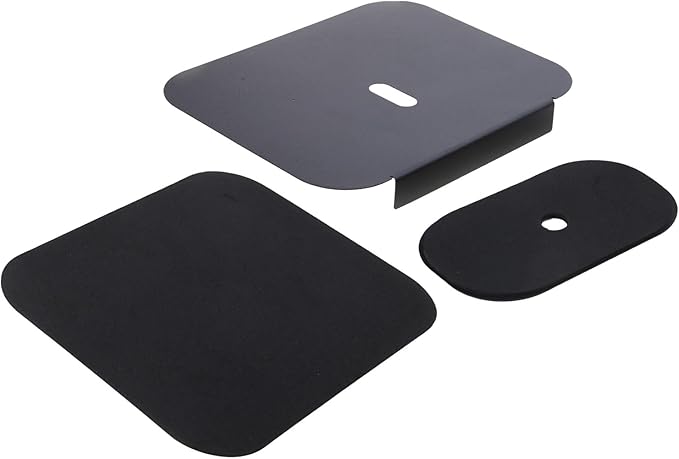 Monitor Mount Reinforcement Plate for Fragile Tabletops Steel Bracket Plate Fits Most Monitor Stand C-Clamp Installation