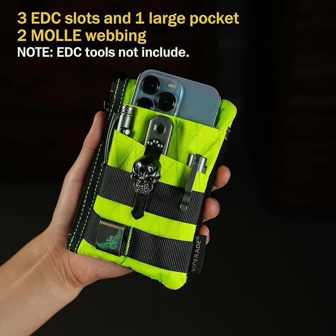 VIPERADE VE16 X-pac Multitool Organizer - 7 Pocket EDC Pouch for Everyday Carry, Men's Wallet