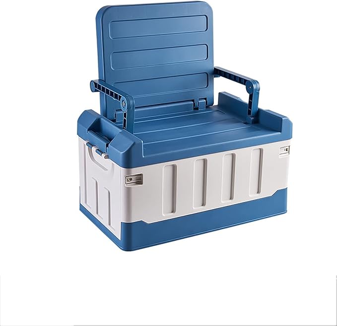 Plastic Foldable Trunk Organizer Waterproof Car Trunk Organizer with Lids Portable Collapsible Storage Bins Car Organizer and Storage SUV for Clothes Toy Books Snack and Grocery