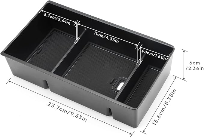 MARCHFA Center Console Organizer Tray Compatible for 2021 2022 2023 2024 2025 Toyota Venza Accessories Armrest Storage Box Insert Tray Organizer