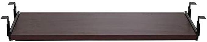 Lorell Mahogany Laminate Keyboard Tray