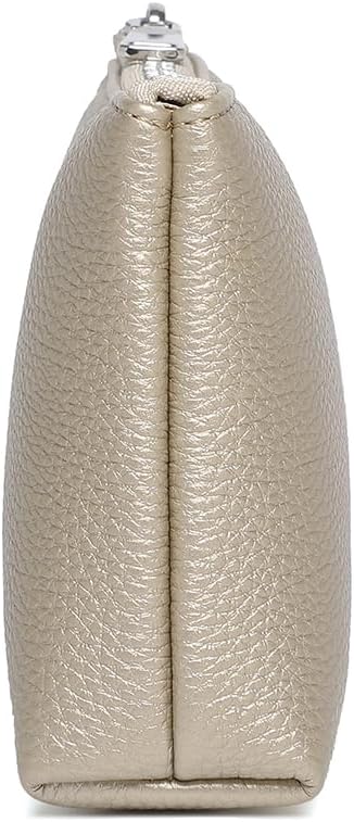 PU Leather Makeup Simple and Convenient Handbag Small Exquisite Storage Bag (PU/Pearl White Tea)