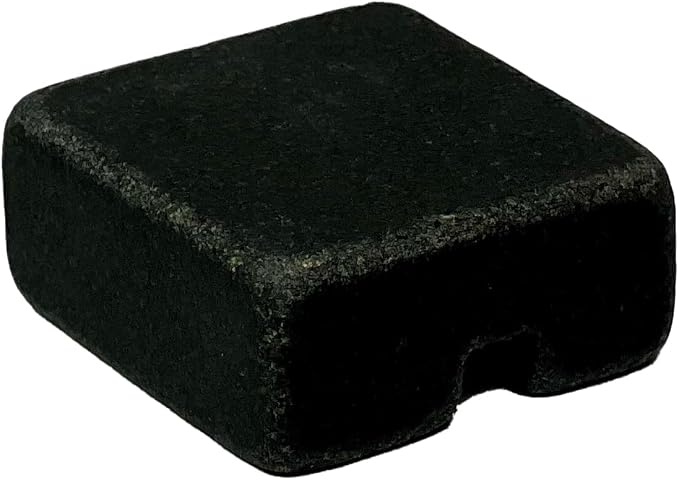 Cord Holder Handmade by Craftsman Sroneworks - Cable Holder - Cable Management Holder - Cable Organizer - Desk Cable Holder - Cable Keeper - Cable Tidy (Tumbled Black Granite, Single)